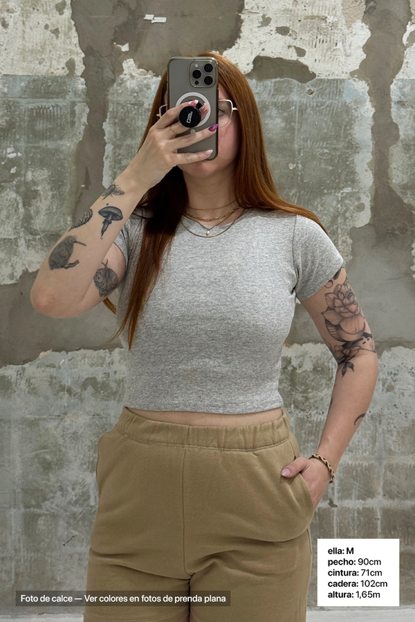 Remera Ribb Midi - Mujer