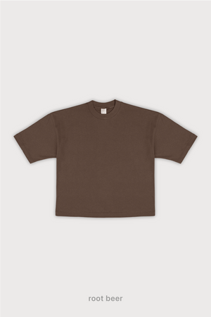 Remera Boxy Fit Mujer - Root Beer