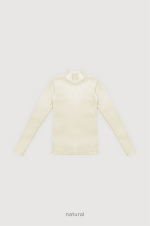 Polera Ribb - Natural