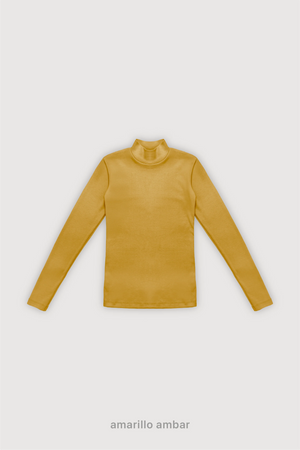 Polera Ribb - Amarillo Ambar