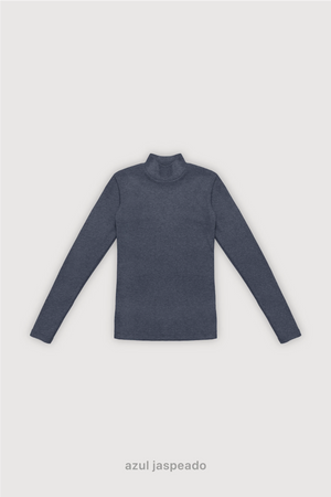 Polera Ribb - Azul Jaspeado