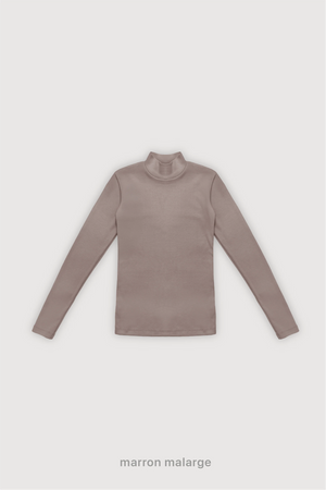 Polera Ribb - Marron Malarge