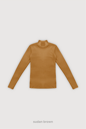 Polera Ribb - Sudan Brown