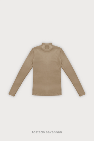 Polera Ribb - Tostado Savannah