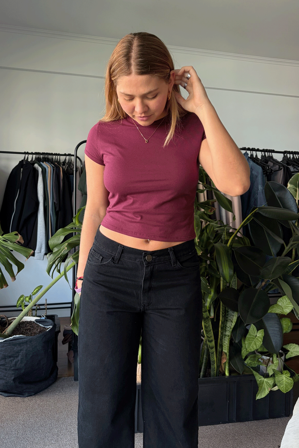Jean Baggy Super Black Mujer