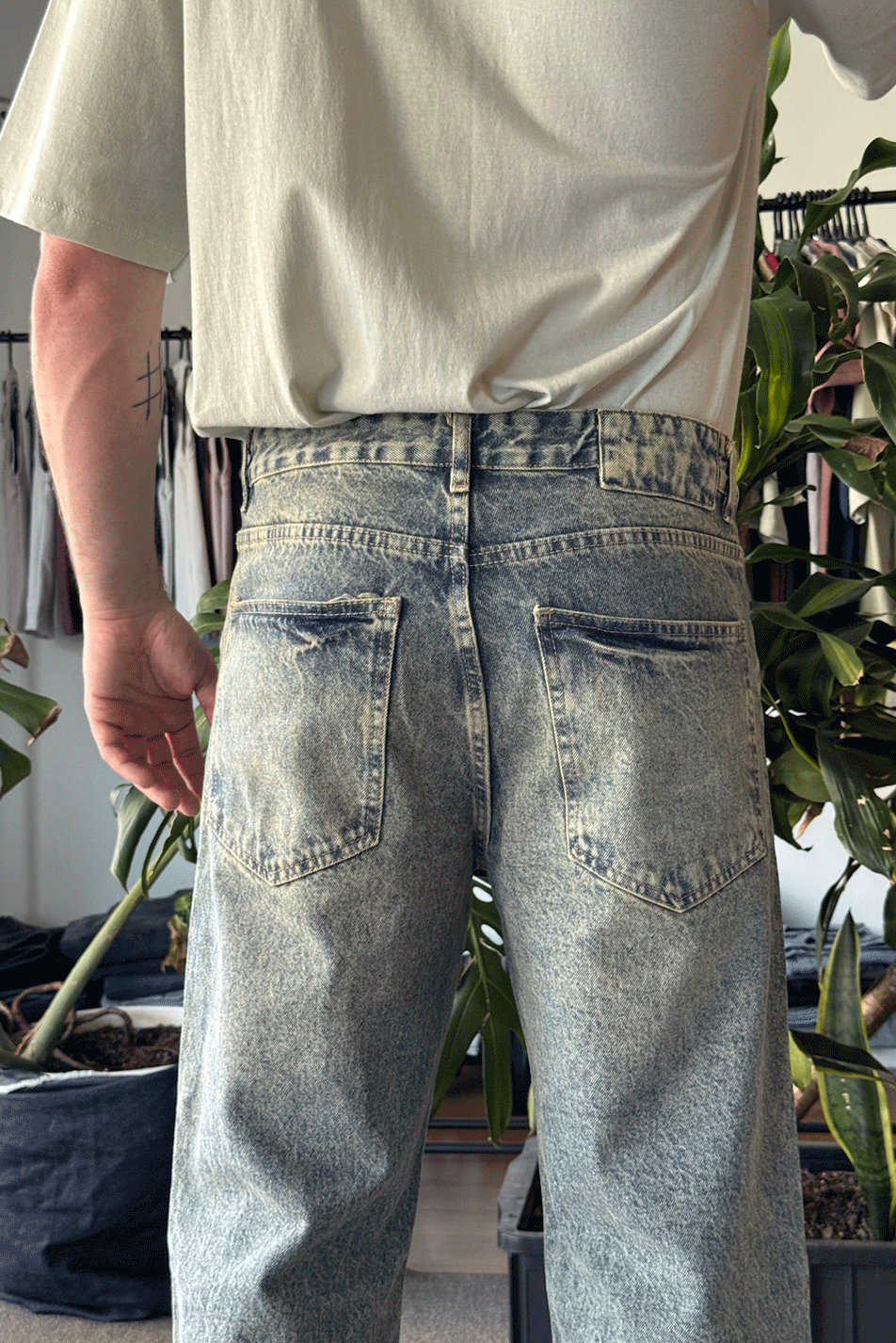 Jean Loose Oxido Blue Hombre