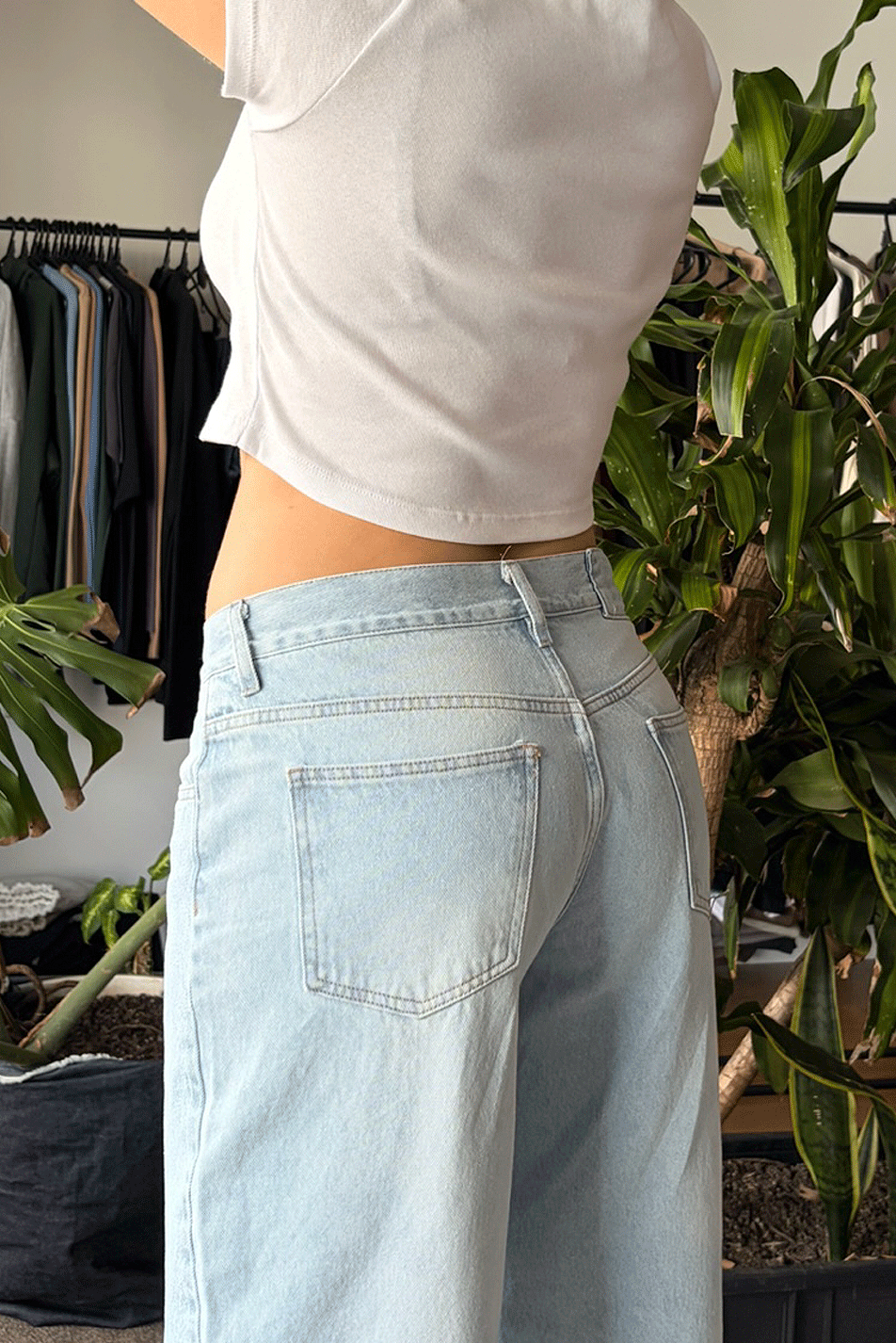 Jean Baggy Summer Blue Mujer
