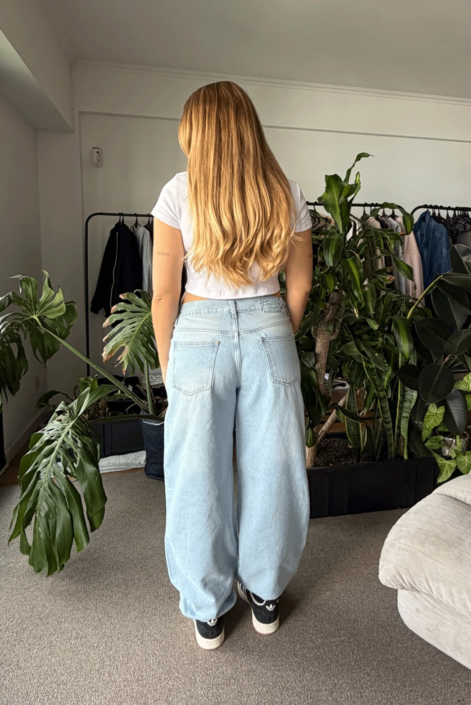 Jean Baggy Summer Blue Mujer