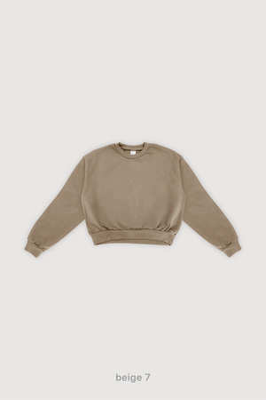 Buzo Wide Cut Frisado - Beige 7