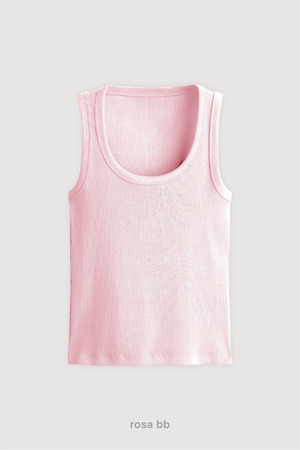 Tank Top Midi - Rosa Bb