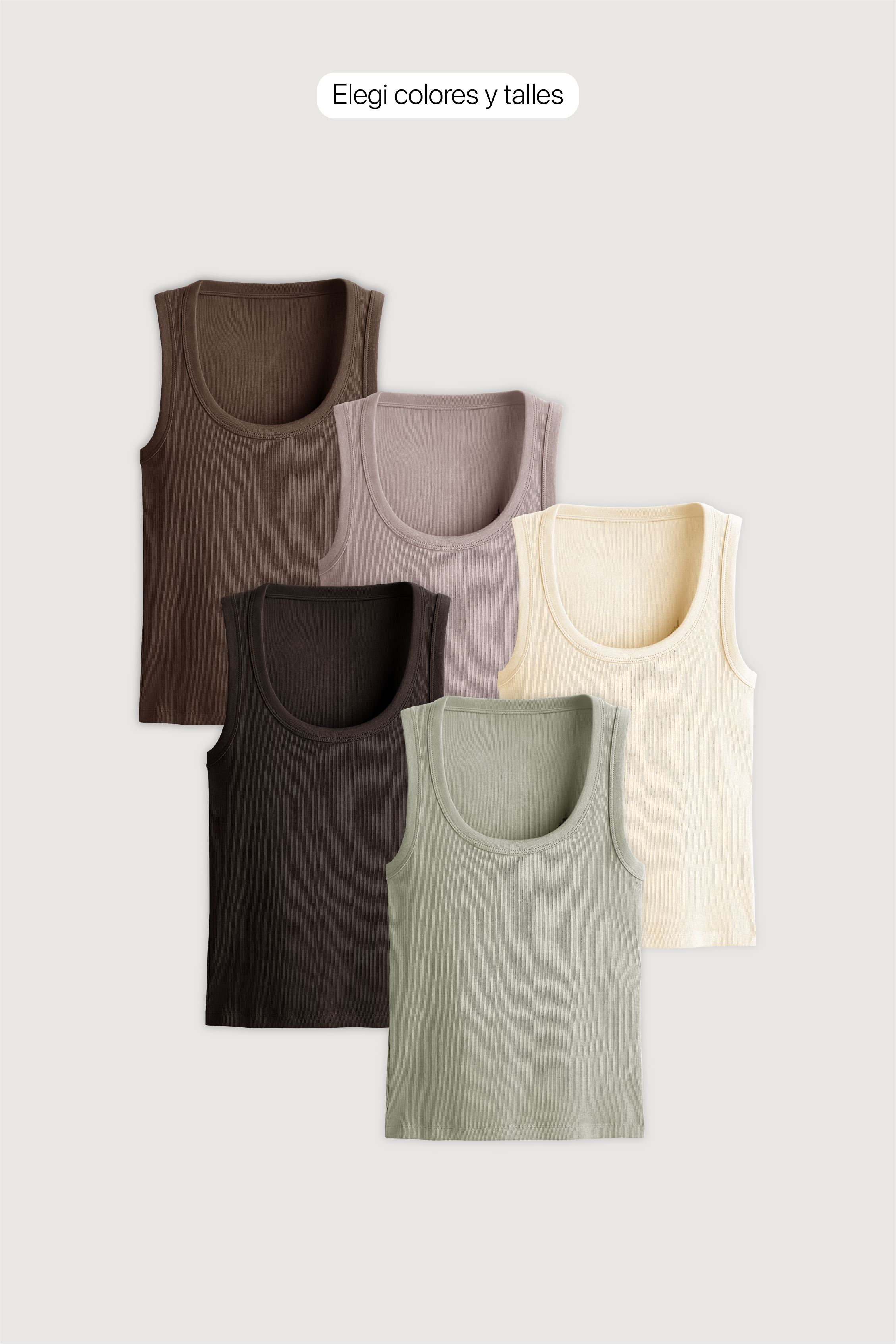 Tank Top Midi x 5