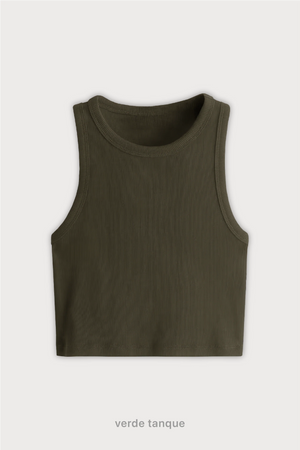 Top Ribb Basic - Verde Tanque
