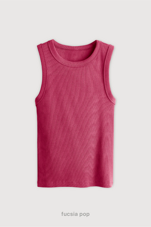 Top Ribb Midi - Fucsia Pop