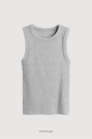 Top Ribb Midi - Melange