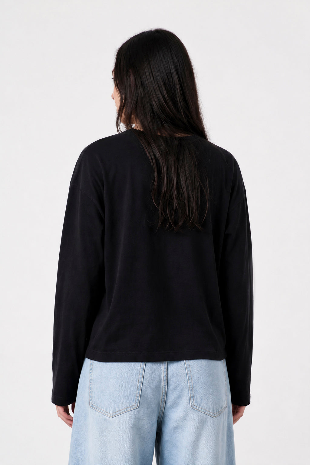 Remera Manga Larga Boxy