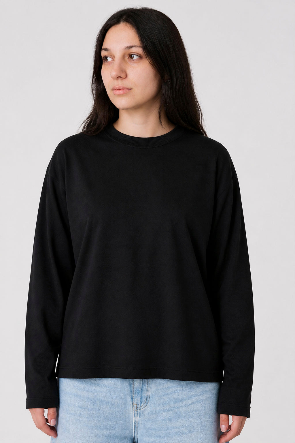 Remera Manga Larga Boxy
