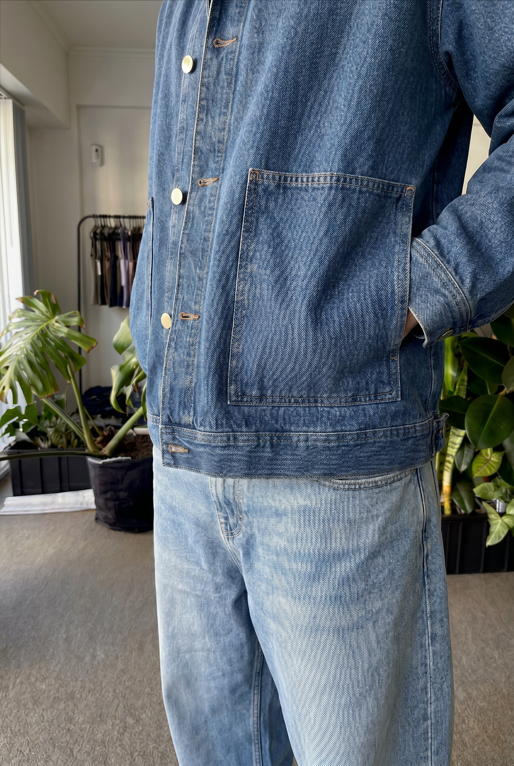Campera de Jean Blue Hombre