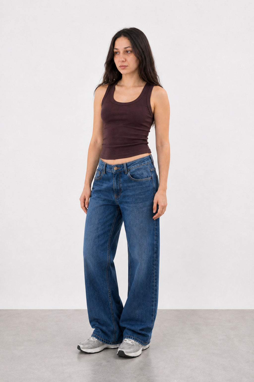 Jean Straight Blue Mujer