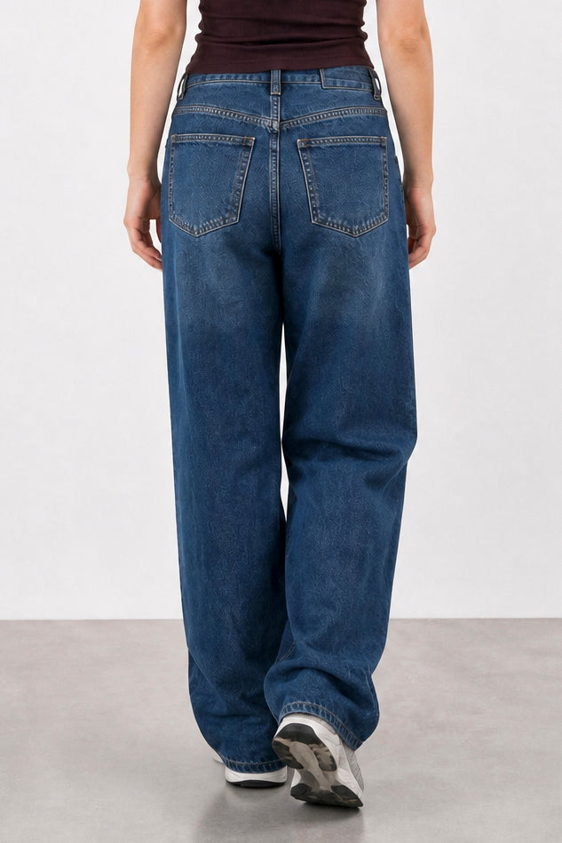 Jean Straight Blue Mujer