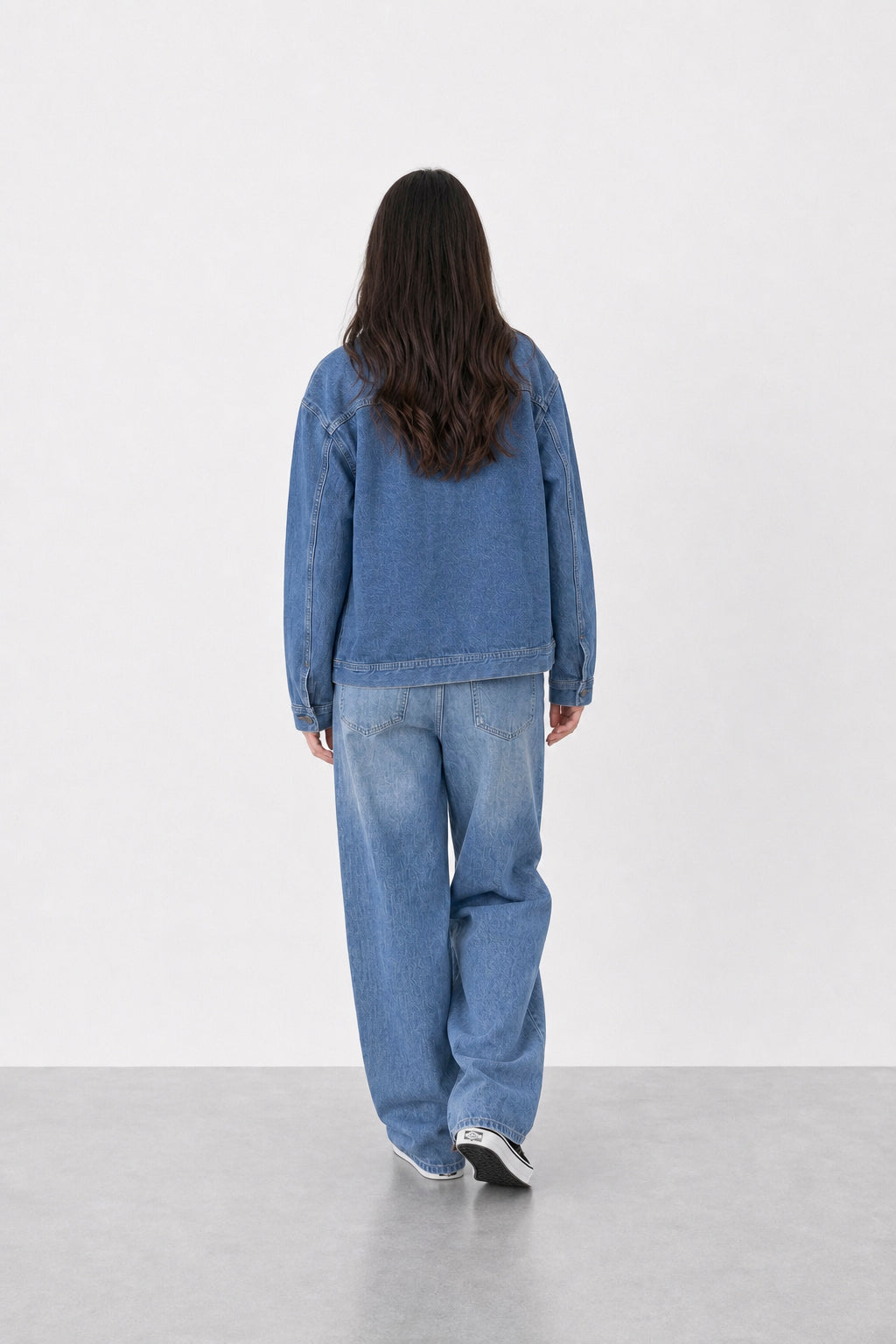 Jean Baggy Blue Mujer