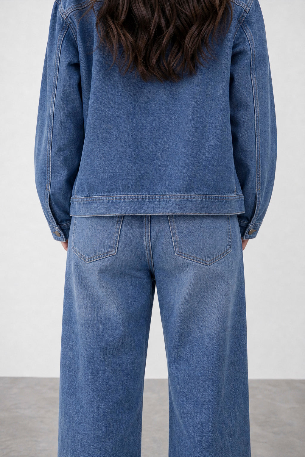 Jean Baggy Blue Mujer