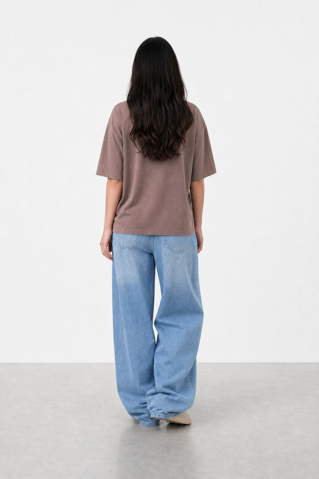 Jean Baggy Pale Blue Mujer