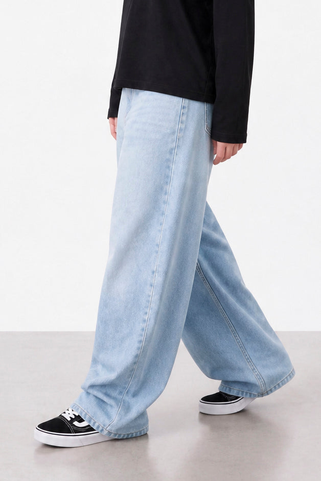 Jean Baggy Summer Blue Mujer