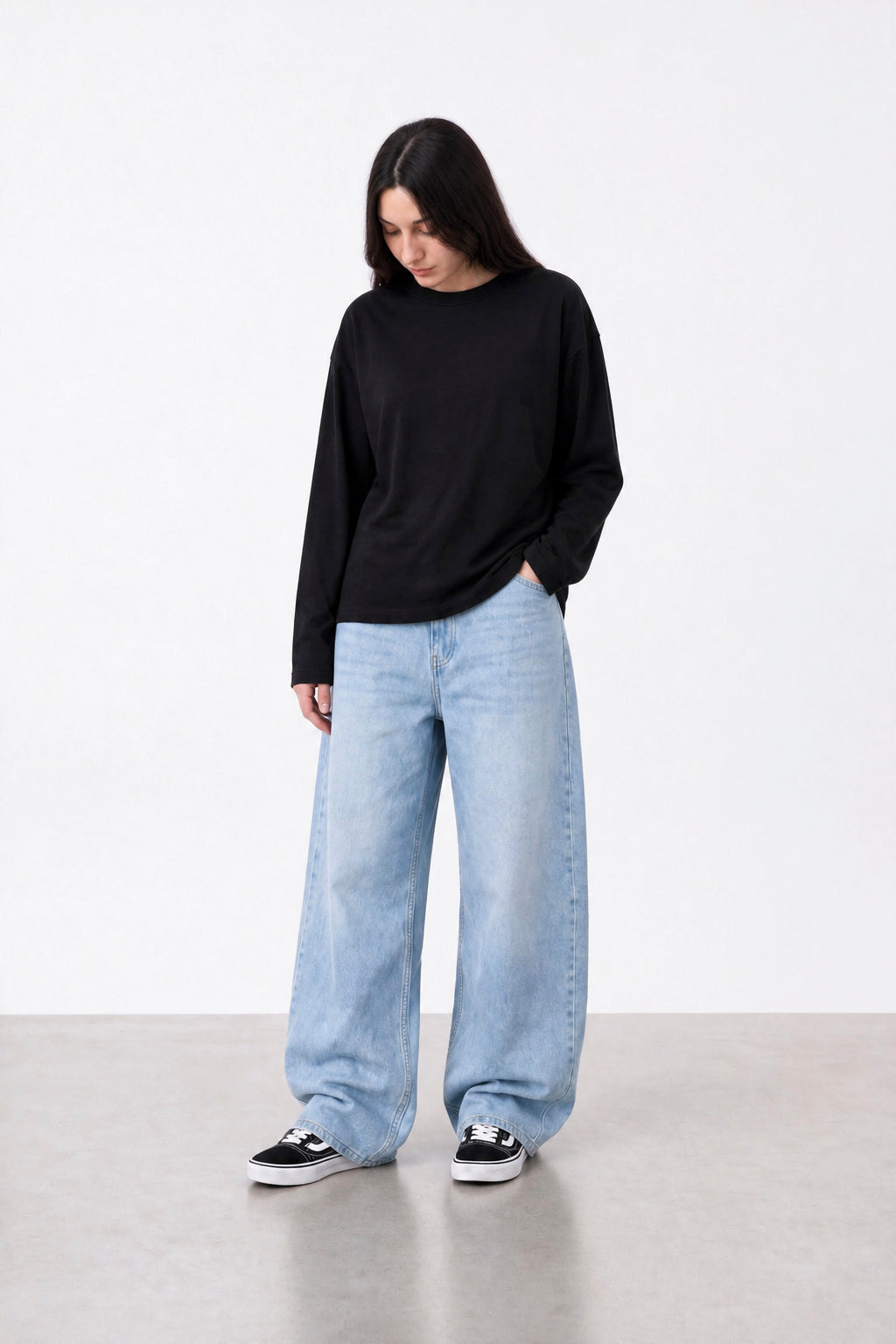 Jean Baggy Summer Blue Mujer