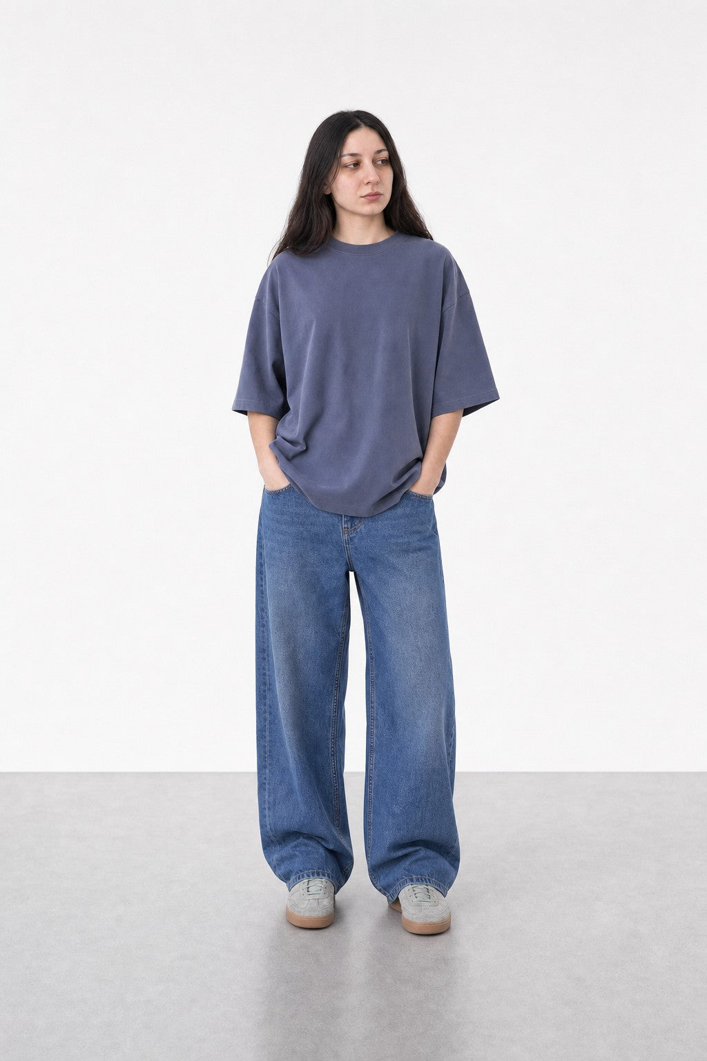 Jean Baggy Vers. Blue Mujer