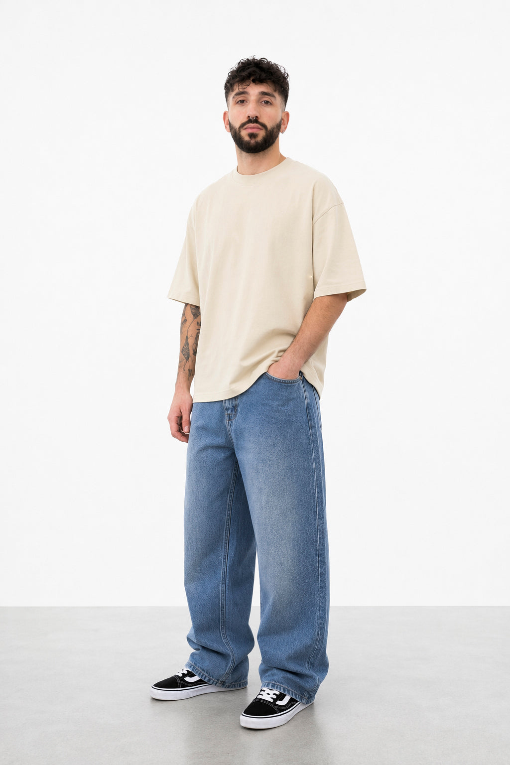 Jean Baggy Blue Hombre