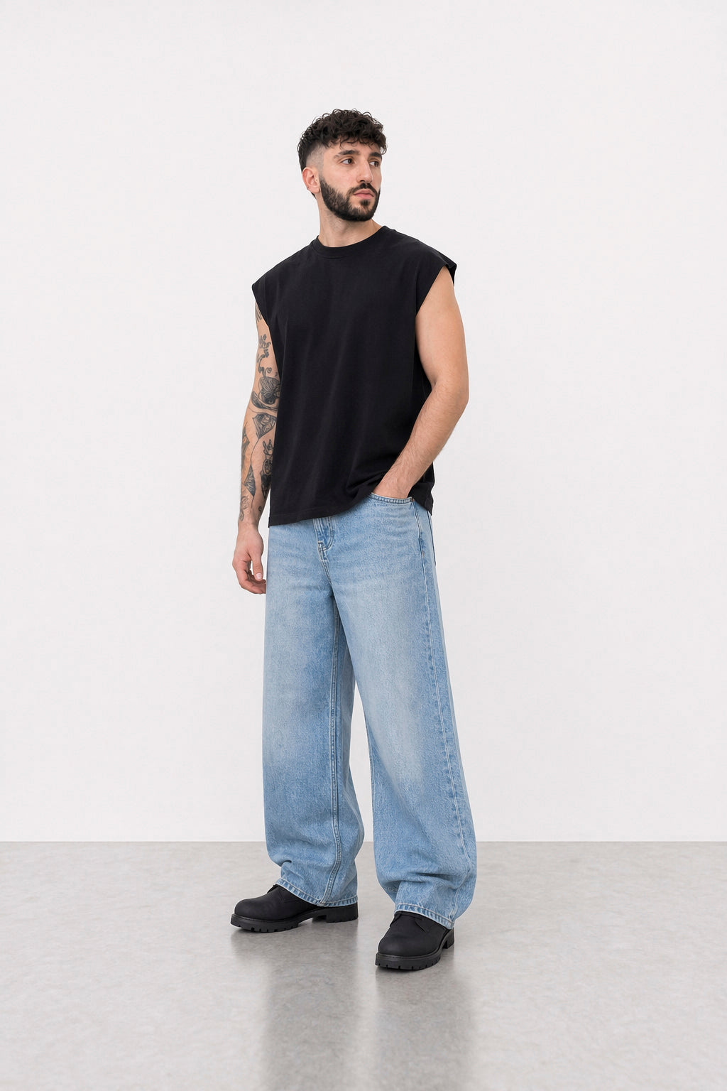 Jean Baggy Light Blue Hombre