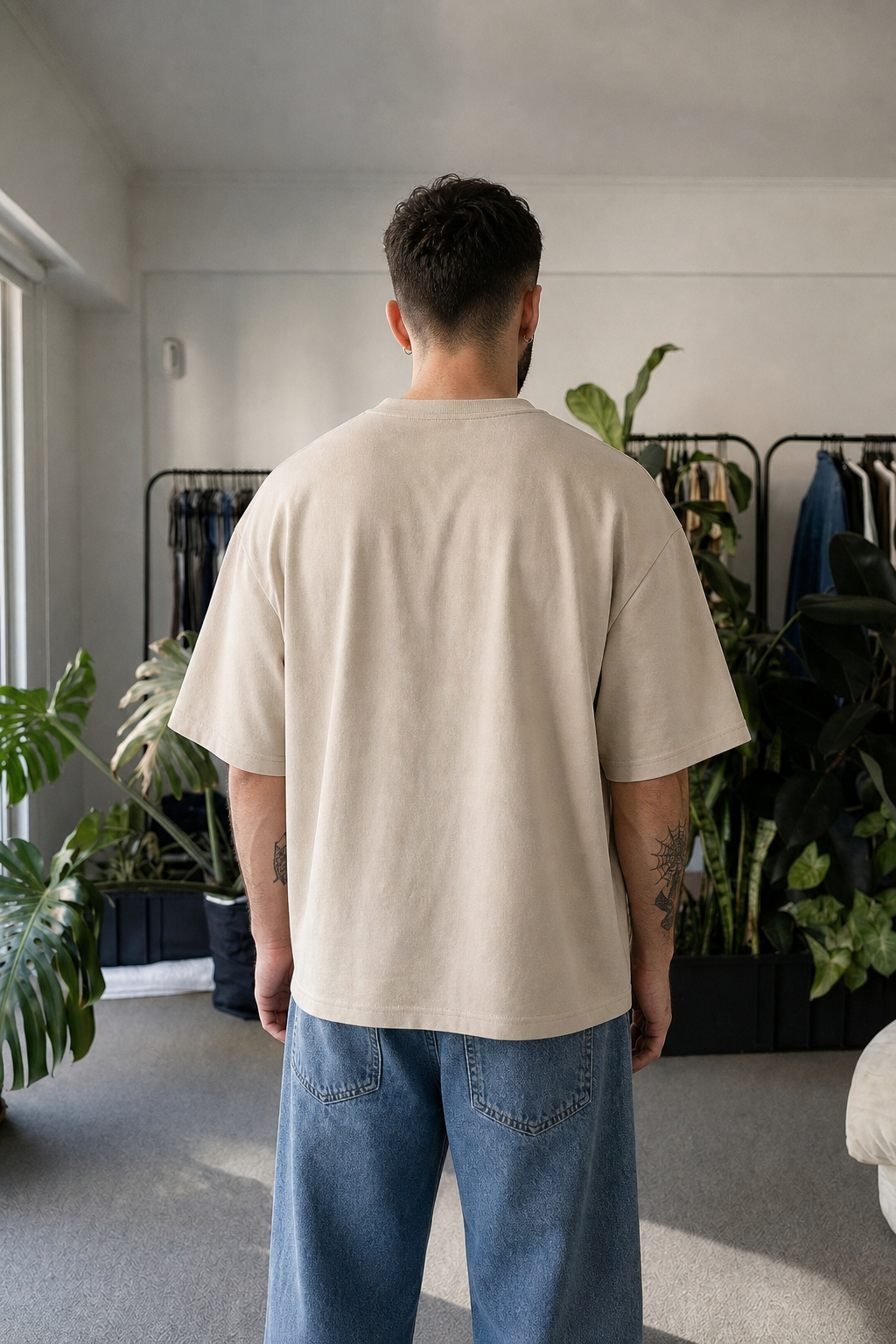 Hoodie Oversize Frisado + Remera Oversize + Jogging Baggy Frisado