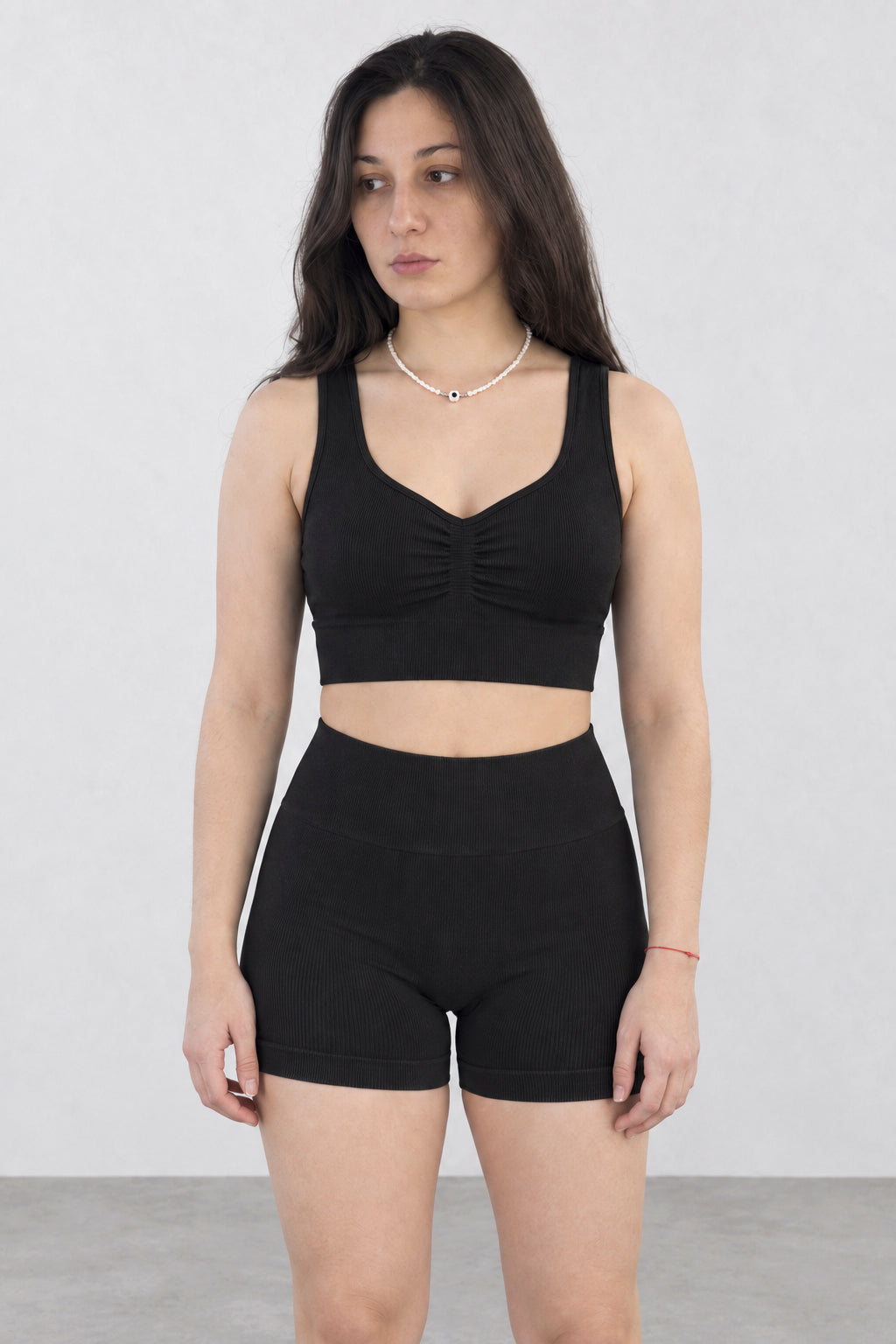 Sport Bra Bretel Grueso Boost - Negro