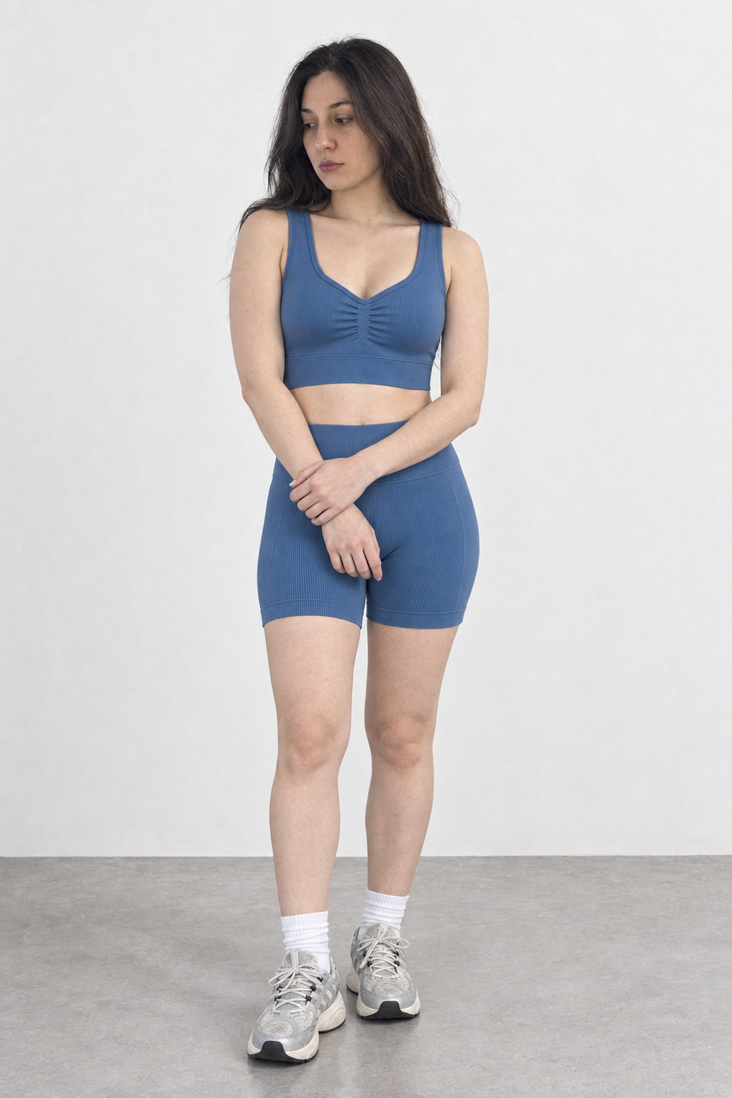 Sport Bra Bretel Grueso Boost - Azul