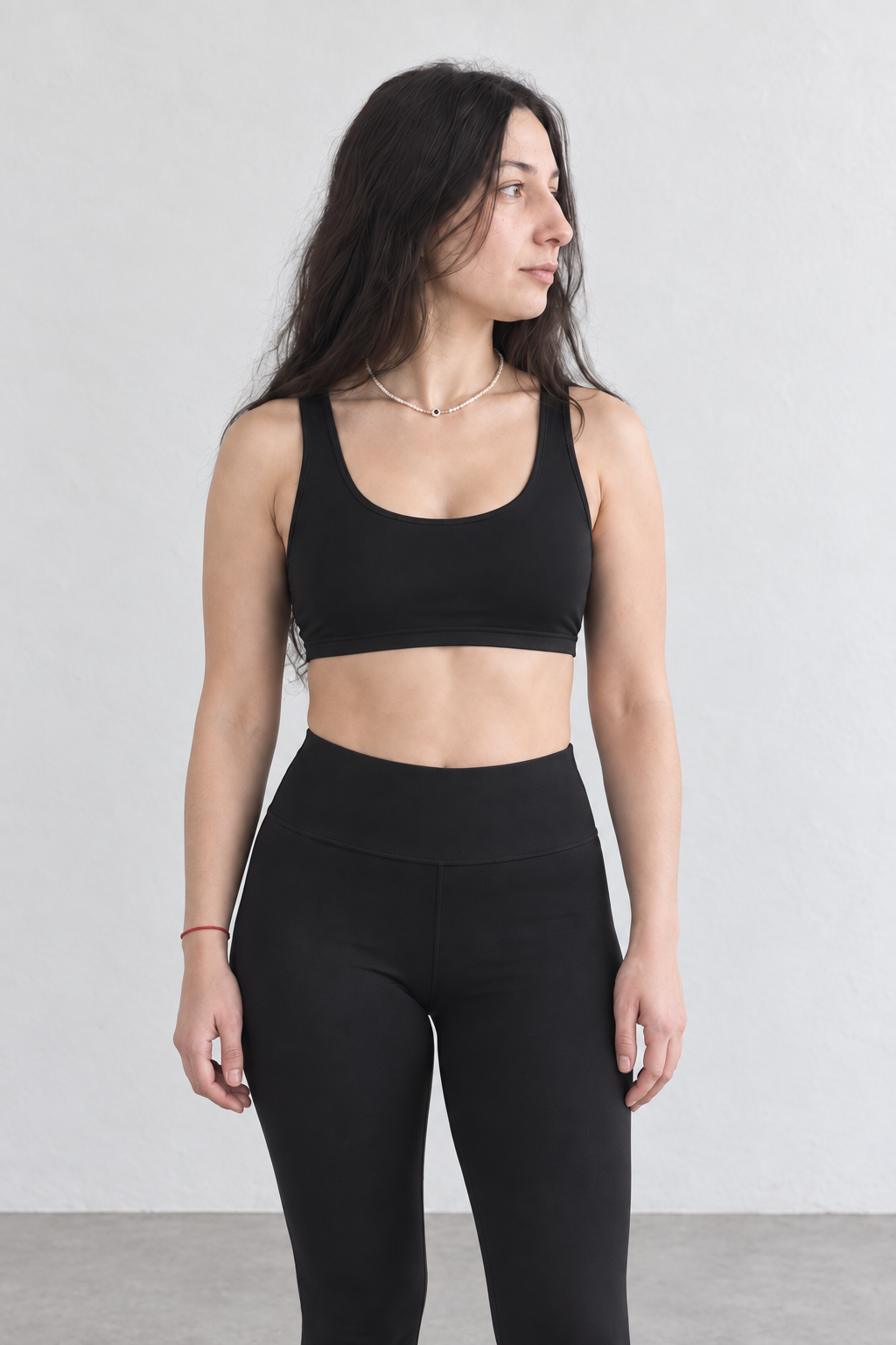 Sport Bra Top - Negro
