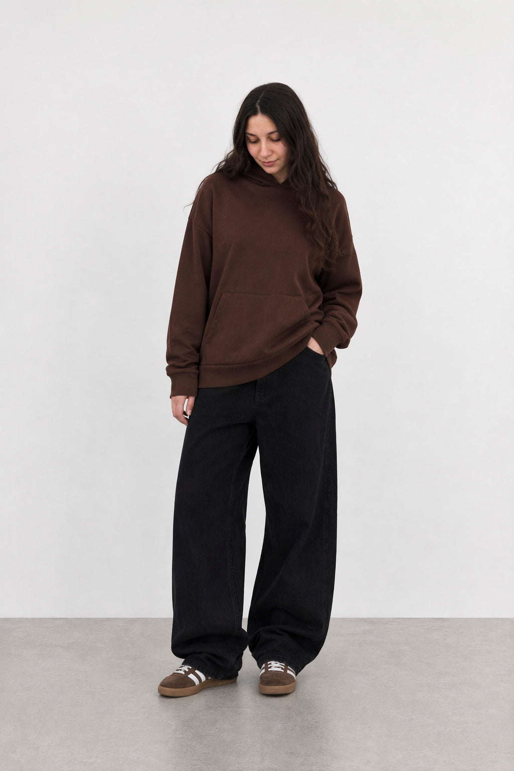 Jean Baggy Super Black Mujer
