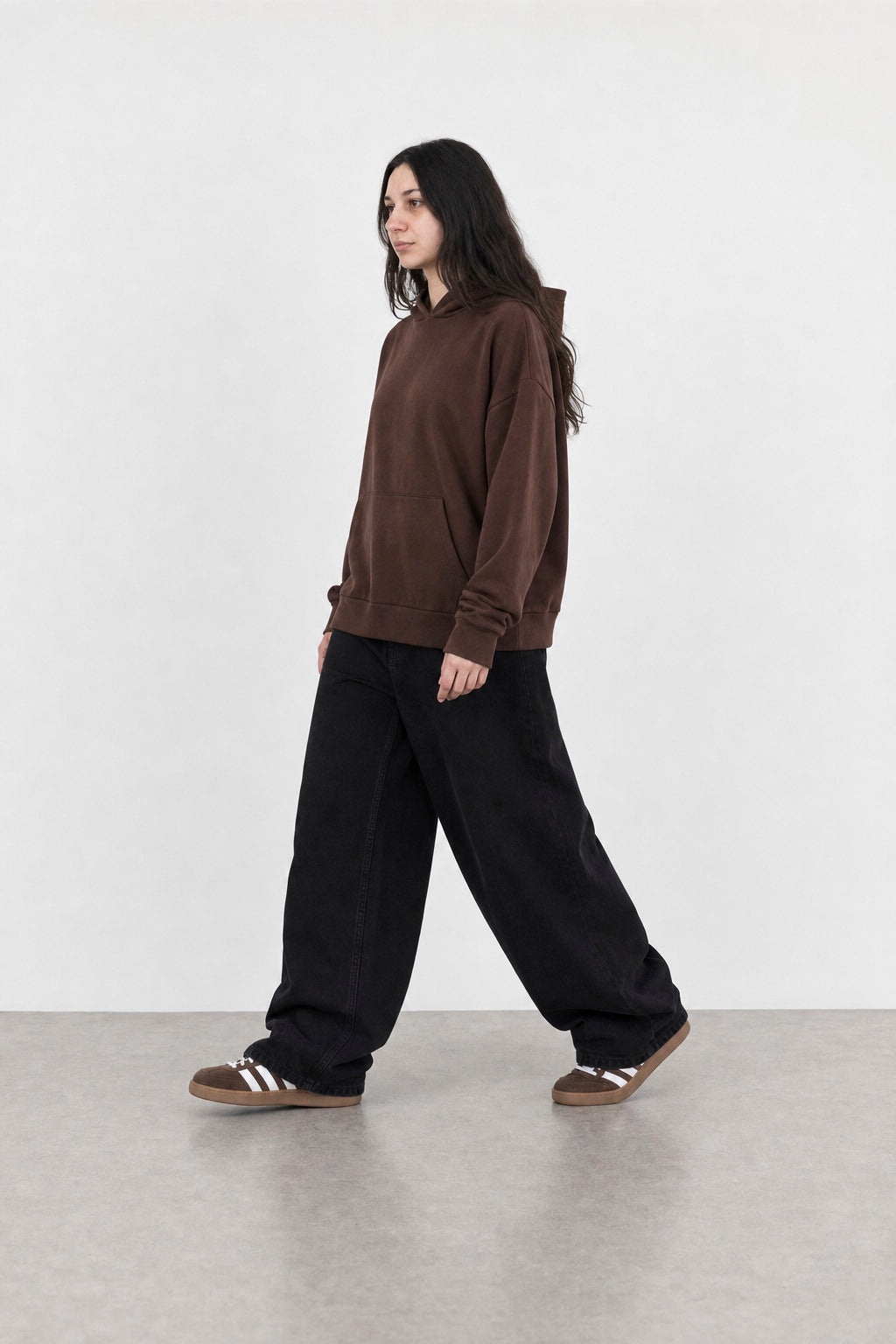 Jean Baggy Super Black Mujer