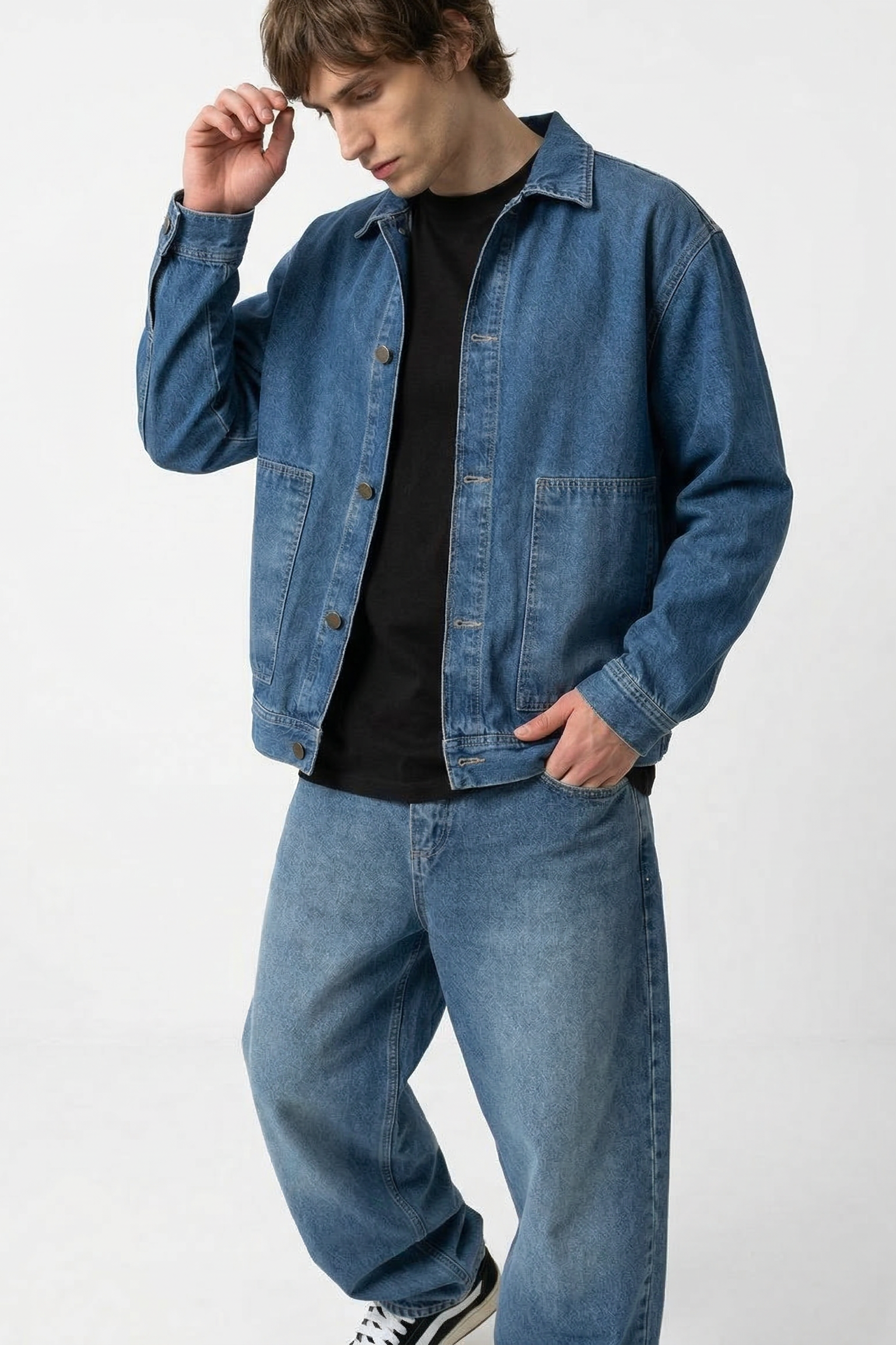 Campera de Jean Blue Hombre