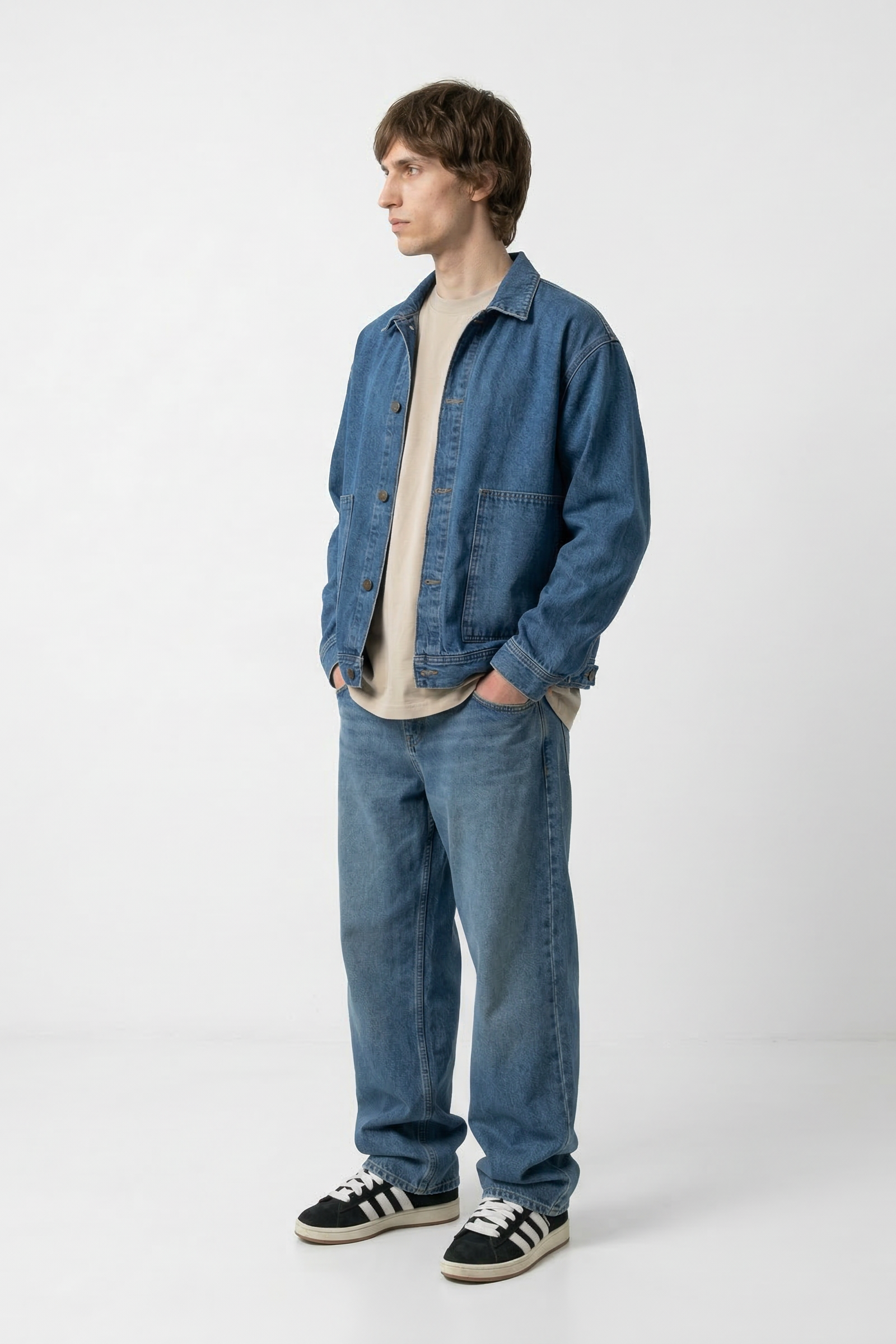 Campera de Jean Blue Hombre