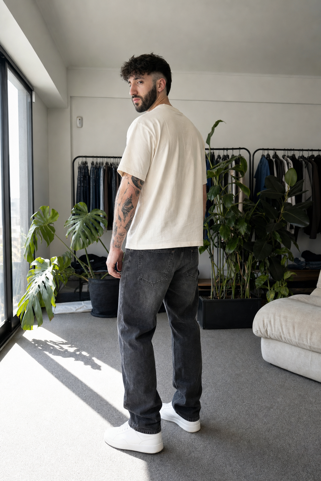 Jean Straight Old Black Hombre