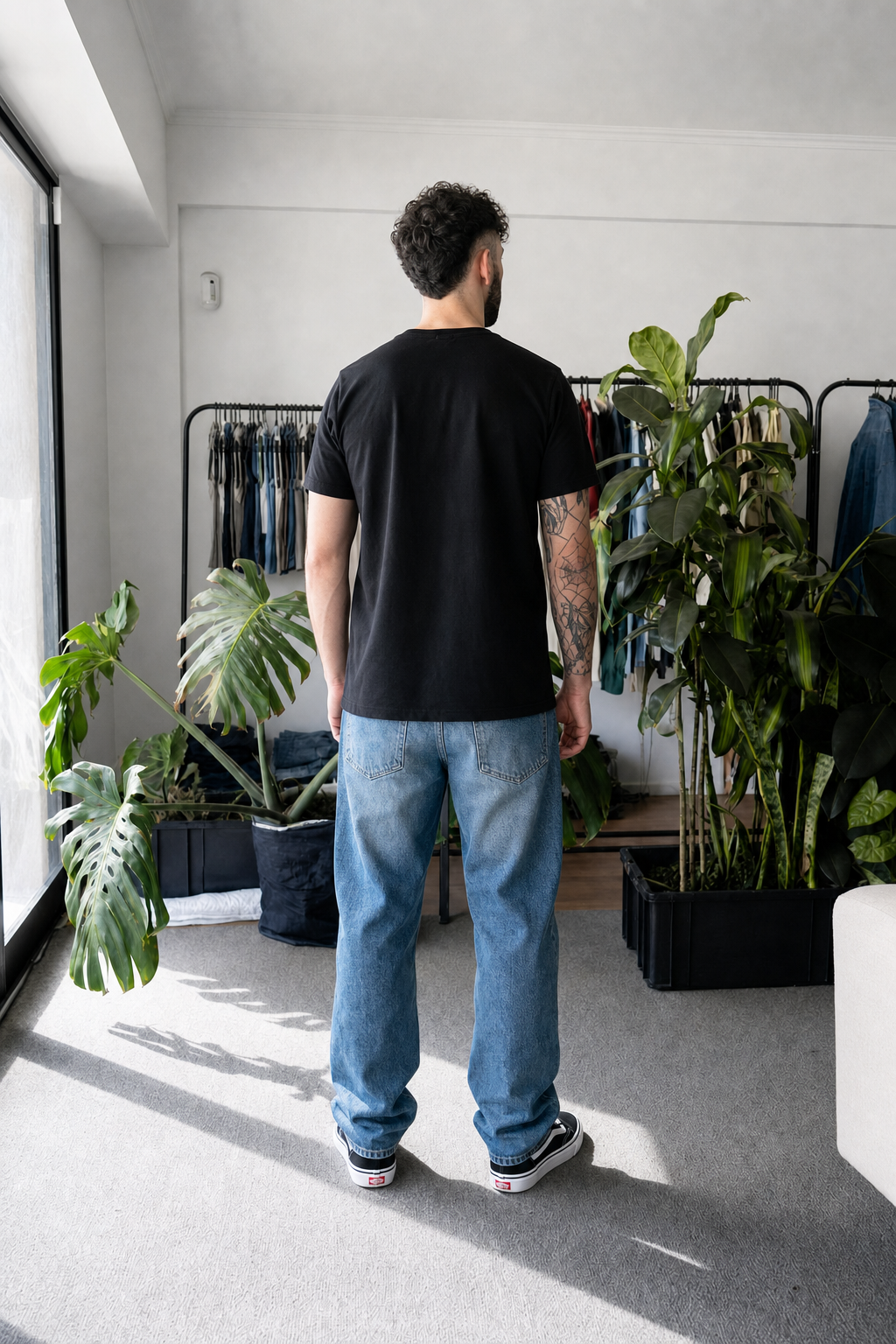 Jean Straight Vintage Blue Hombre