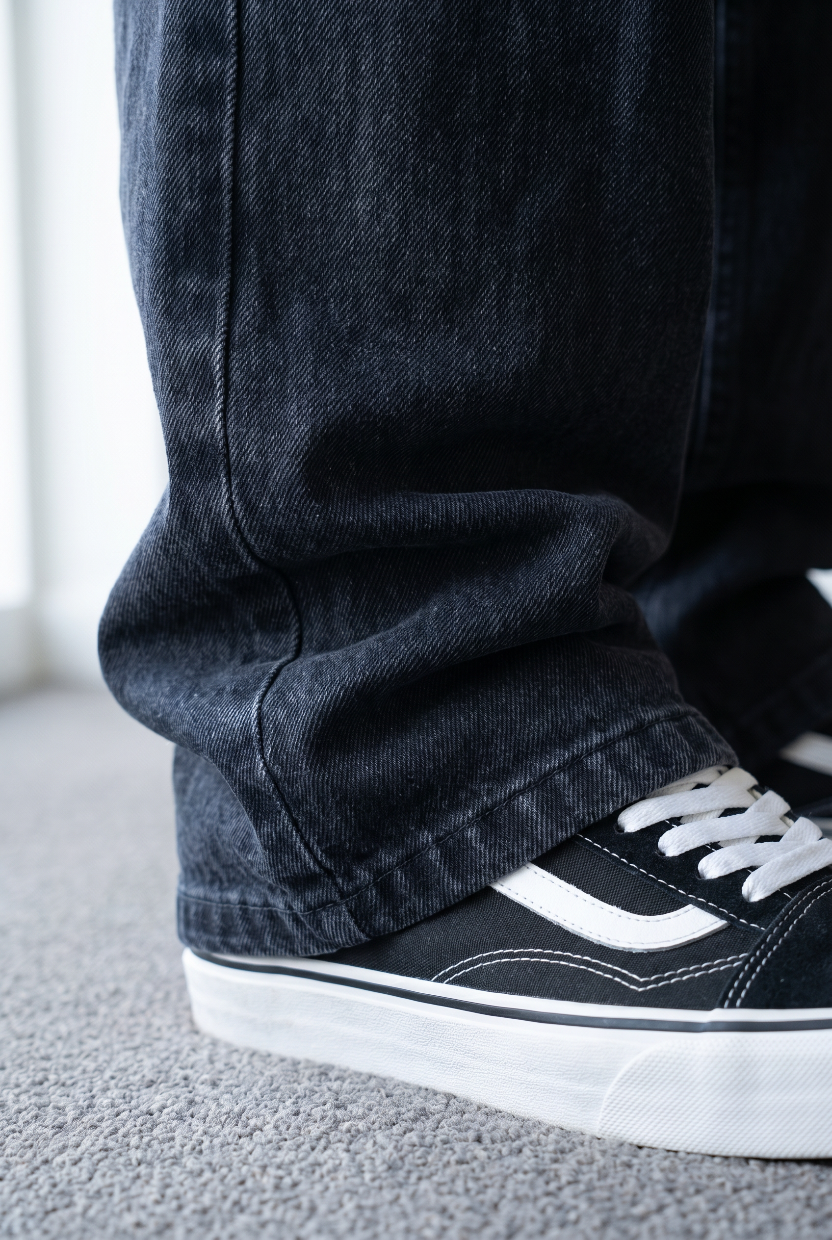 Jean Baggy Super Black Hombre