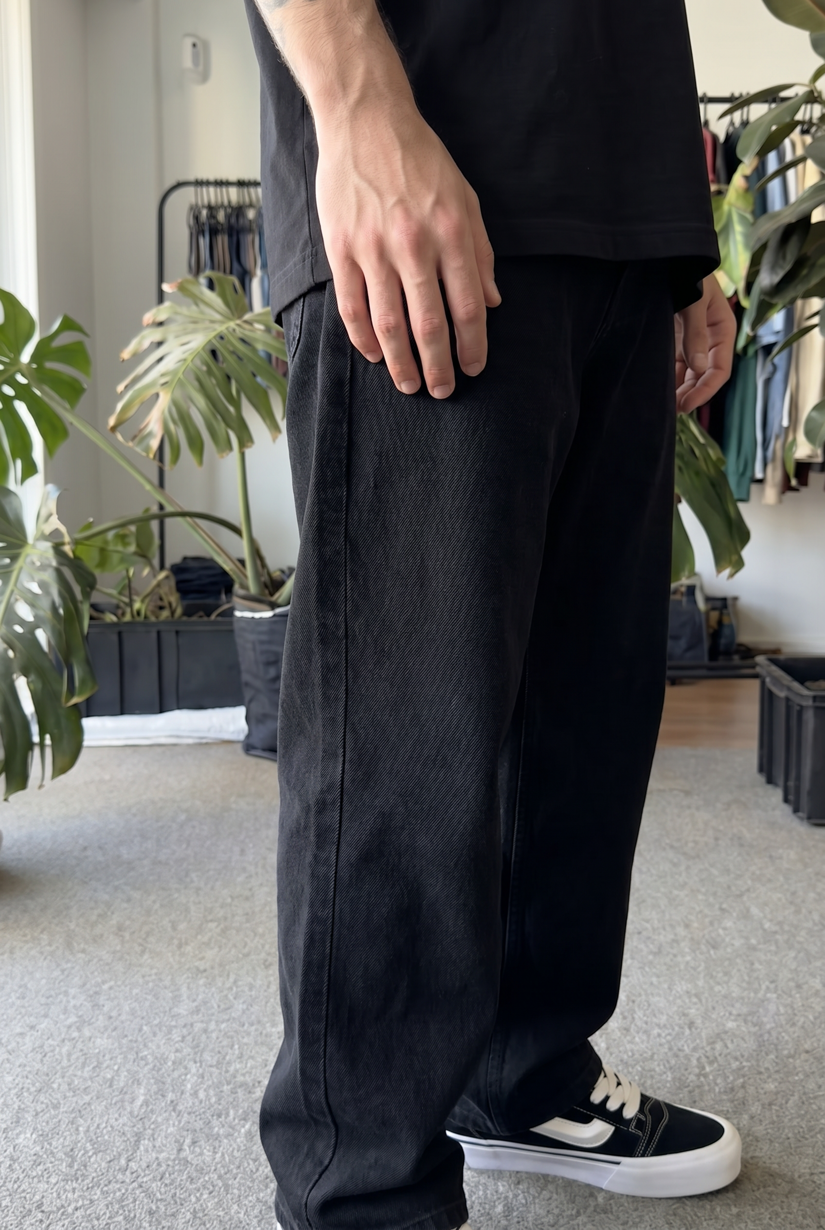 Jean Baggy Super Black Hombre