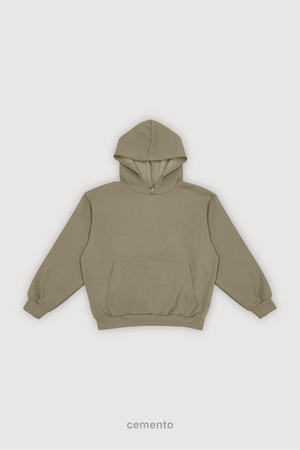 Canguro Boxy Frisado - Cemento