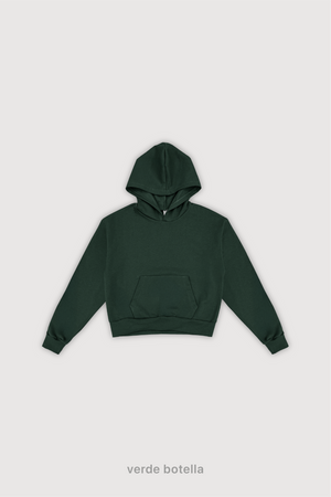 Canguro Wide Cut Frisado - Verde Botella