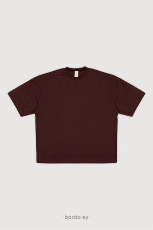 Remera Oversize - Bordo Sy