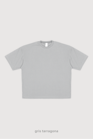 Remera Oversize - Gris Tarragona