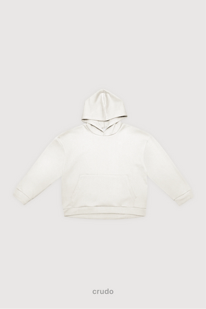 Canguro Oversize Frisado - Crudo