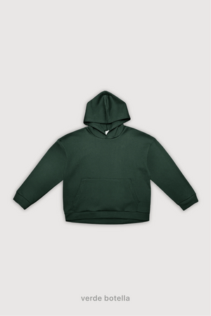 Canguro Oversize Frisado - Verde Botella