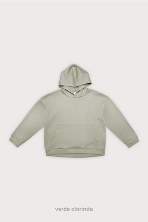 Canguro Oversize Frisado - Verde Clorinda